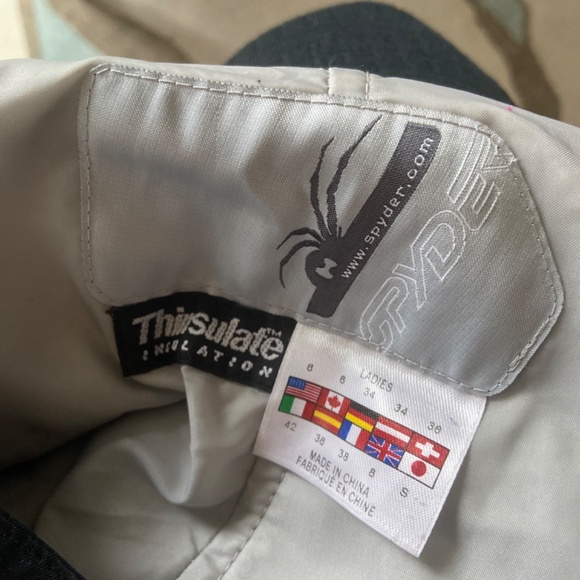 Spyder Women’s Black Snow Pants, size 6 US, Thinsulate Insulated, Waterproof - Picture 2 of 6
